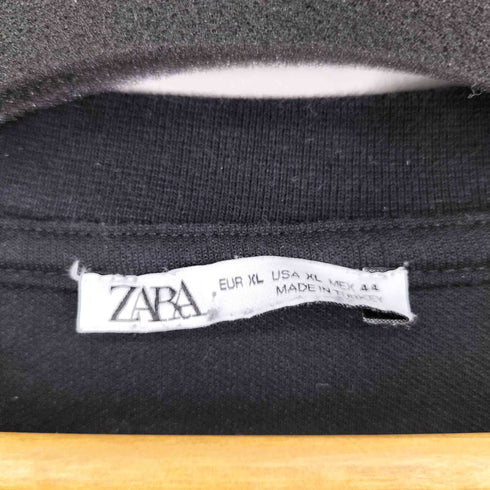ザラ ZARA アブストラクトプリント スウェットシャツ メンズ XL