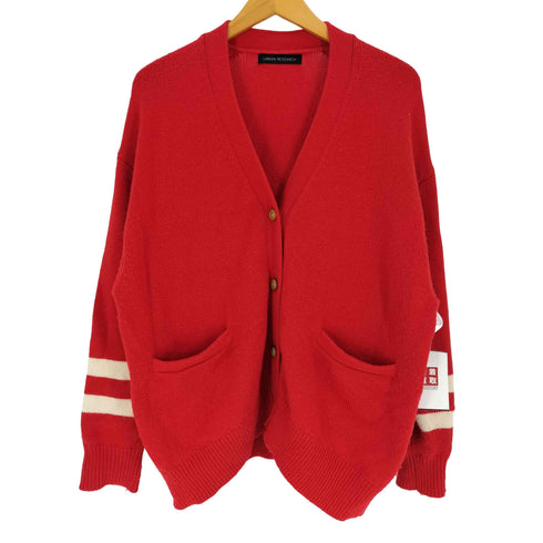 アーバンリサーチ URBAN RESEARCH 22AW 金ボタン ライン カーディガン レディース FREE