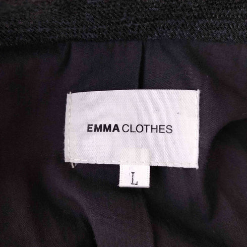 エマクローズ EMMA CLOTHES レーヨン混ビッグシルエットチェスターコート メンズ JPN:L