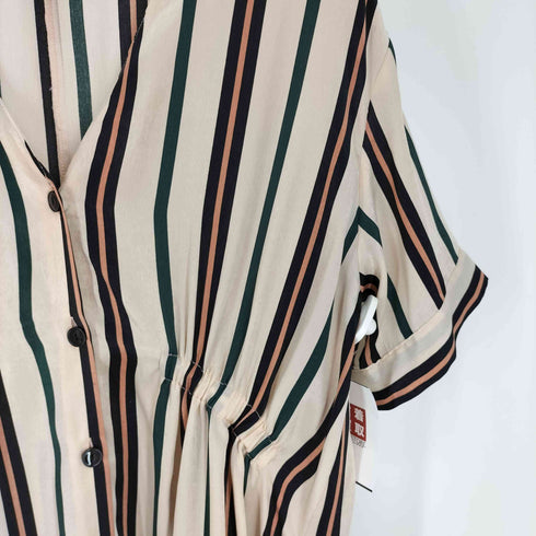 ザラ ZARA trf Striped Button Dress ストライプ ボタン ドレス ワンピース レディース import:S