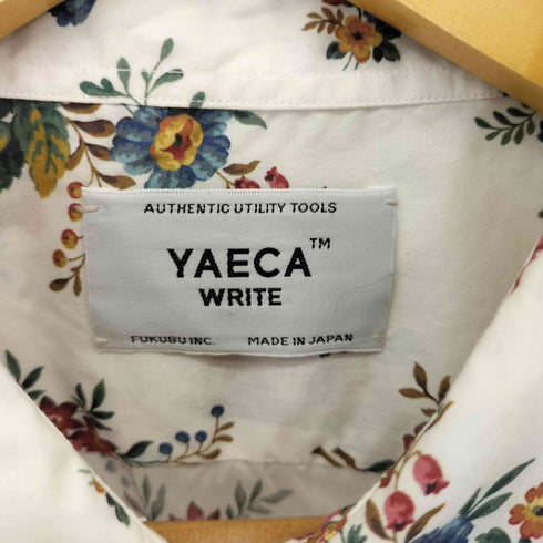 ヤエカライト YAECA WRITE 花柄レギュラーカラーシャツ メンズ JPN:L