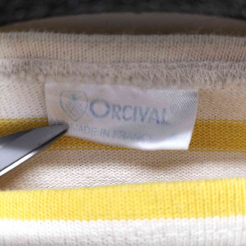 オーチバル ORCIVAL フレンチバスクシャツ ボーダー メンズ