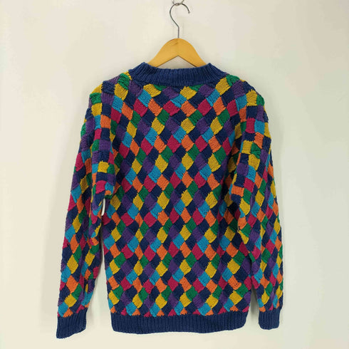 NORTHERN ISLES ラミーコットン ダイヤ柄ニット レディース JPN:M