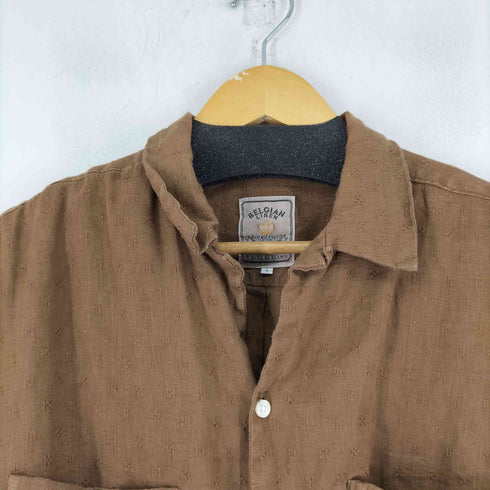 BELGIAN LINEN L/Sシャツ メンズ