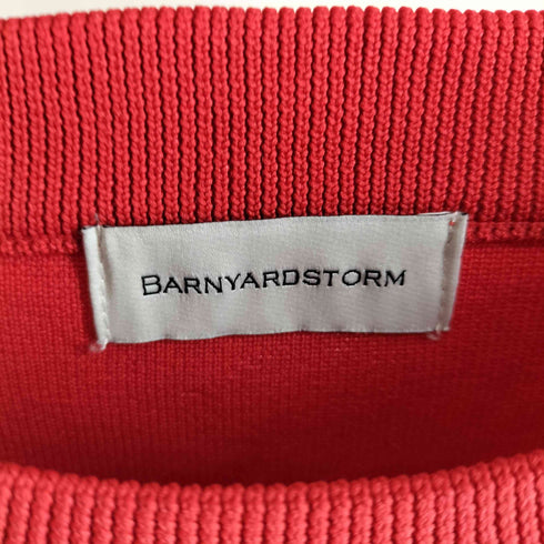 バンヤードストーム BARNYARDSTORM 25SS ルーズシルエットニット クルーネックハイゲージニット レディース FREE