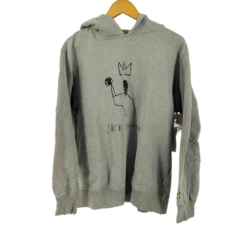 ユニクロ UNIQLO フロントグラフィック 霜降りフーディ メンズ JPN:L