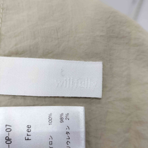 ウィルフリー willfully Long sleeve dress レディース FREE