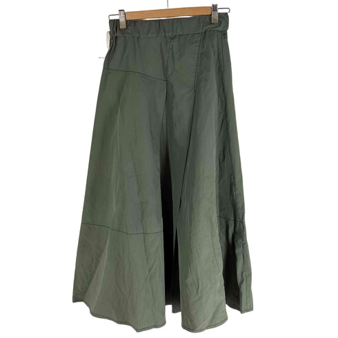 オズモーシス OSMOSIS 24SS 切替アシンメトリーフレアースカート レディース ONE SIZE