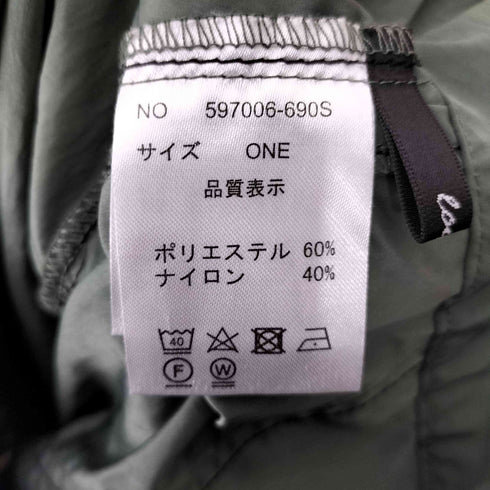 オズモーシス OSMOSIS 24SS 切替アシンメトリーフレアースカート レディース ONE SIZE