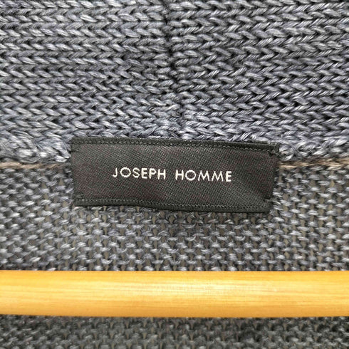 ジョゼフオム JOSEPH HOMME リネン100 ヘチマ襟ニットカーディガン メンズ 46
