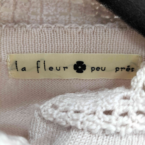 プープレ peu pres La fleur レースカーディガン レディース FREE
