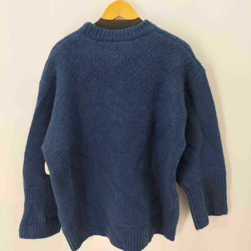 ウィルフリー willfully jacquard big silhouette knit ジャガードビッグシルエットニット レディース FREE