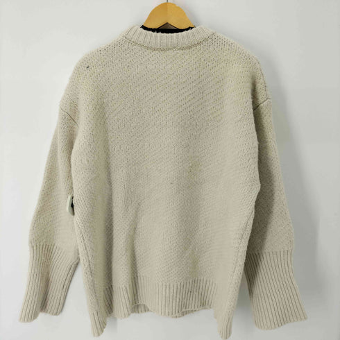 ウィルフリー willfully jacquard big silhouette knit レディース FREE