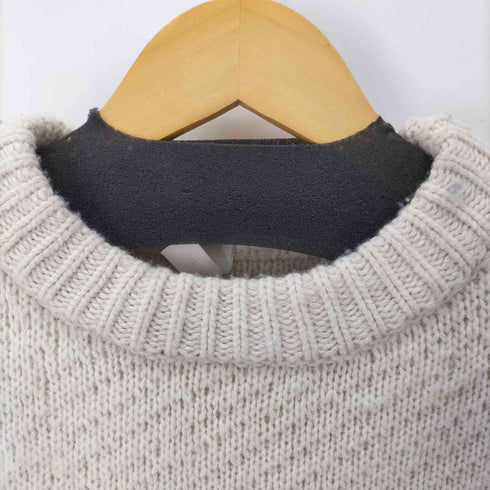 ウィルフリー willfully jacquard big silhouette knit レディース FREE