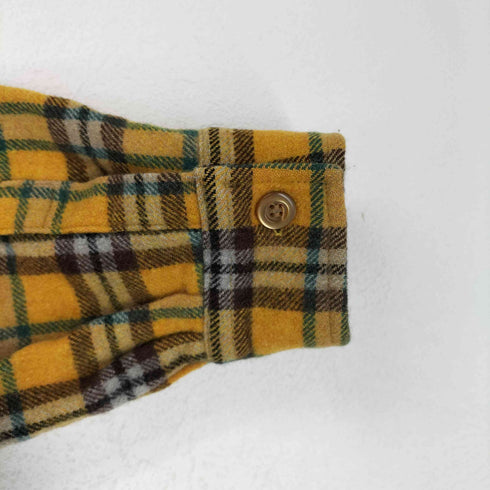 デサント descente 80-90s ウールチェックL/S シャツ メンズ