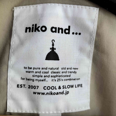 ニコアンド niko and... フェイクレザーベスト レディース JPN:M