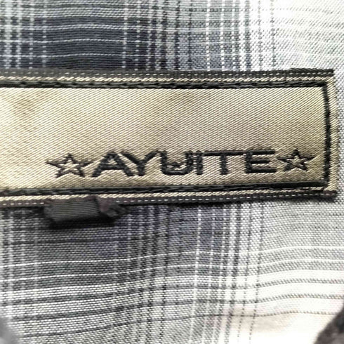 アユイテ AYUITE オンブレチェック ウエスタンシャツ メンズ
