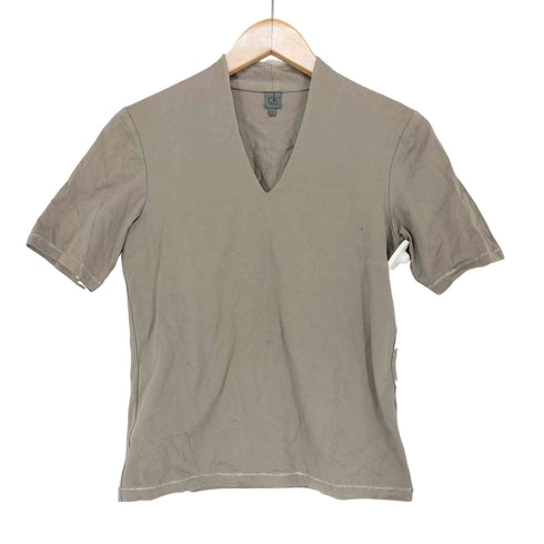 シーケーカルバンクライン ck Calvin Klein コットンVネックS/S TEE レディース JPN:4