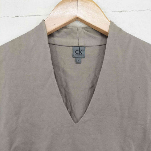 シーケーカルバンクライン ck Calvin Klein コットンVネックS/S TEE レディース JPN:4