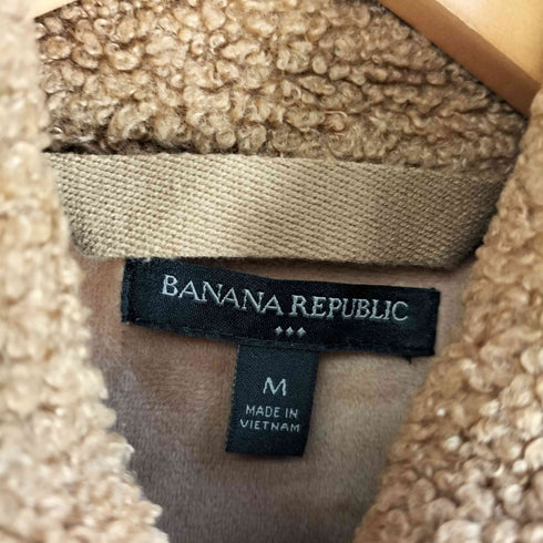 バナナリパブリック BANANA REPUBLIC 22SS BR SHERPA TRUC クロップド ボアフリース ジャケット レディース import:S