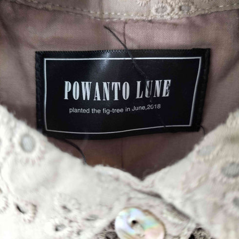 ポワントリュネ powanto lune cotton race shirt onepiece レディース FREE