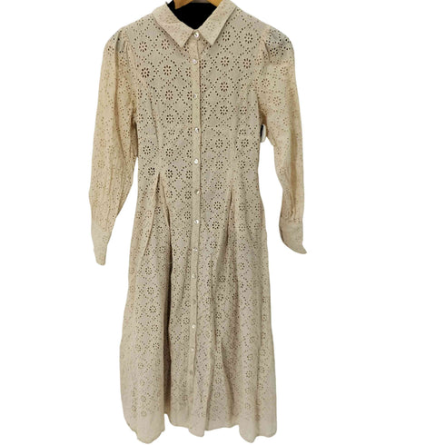 ポワントリュネ powanto lune cotton race shirt onepiece レディース FREE