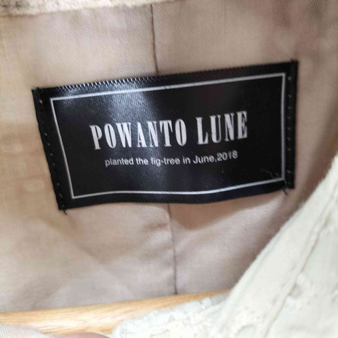 ポワントリュネ powanto lune cotton race shirt onepiece レディース FREE