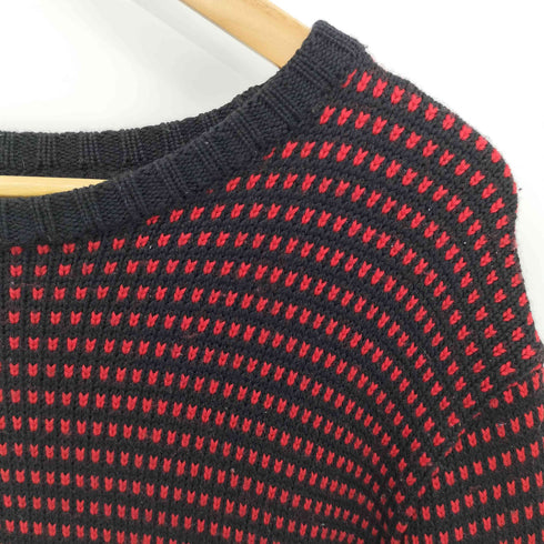 ベドウィンアンドザハートブレイカーズ BEDWIN&THE HEARTBREAKERS 総柄 L/S プルオーバー ニット メンズ