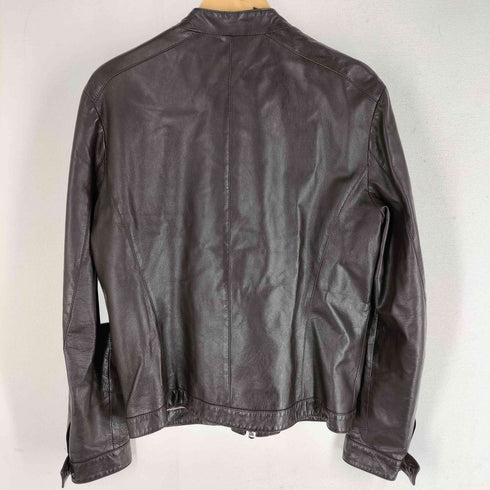 FABRIZIO CORSI レザーシングルライダースジャケット MADE IN ITALY レディース