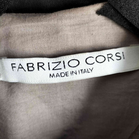 FABRIZIO CORSI レザーシングルライダースジャケット MADE IN ITALY レディース