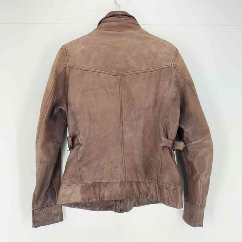モルガンオム MORGAN HOMME ゴートレザージップジャケット レディース JPN:M