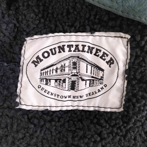 MOUNTAINEER PURE NEW WOOL 裏ボア フーデッド ムートンジャケット レディース XS