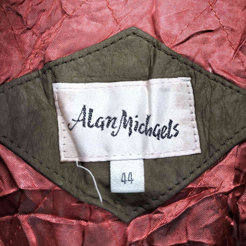 ALAN MICHAELS リアルレザーブルゾンジャケット メンズ JPN:44