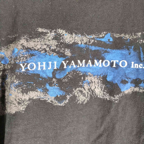 グラウンドワイ Ground Y 20AW 両面ロゴプリントグラフィックロングスリーブtシャツ メンズ