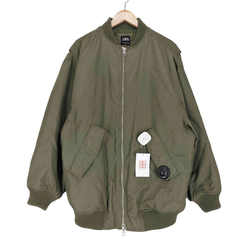 ザラ ZARA 裏地キルティングボンバージャケット メンズ JPN:M