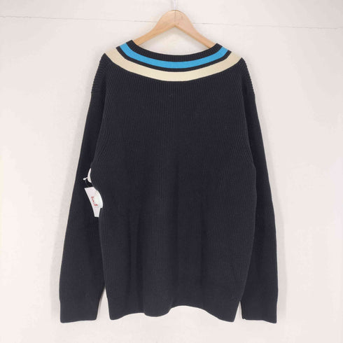 フレッドペリー FRED PERRY STRIPED TRIM V-NECK JUMPER メンズ JPN:L