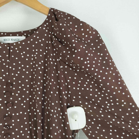 ミッシュマッシュ MISCH MASCH 23SS パワショルドットワンピース レディース JPN:M