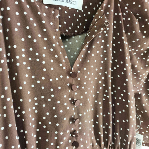 ミッシュマッシュ MISCH MASCH 23SS パワショルドットワンピース レディース JPN:M