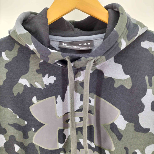 アンダーアーマー UNDER ARMOUR 20AW Rival Fleece BL Printed ライバル フリース プリント カモ 迷彩柄 プルオーバー パーカー メンズ JPN:M
