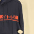 アンダーアーマー UNDER ARMOUR 22AW UA ARMOUR FLEECE BAR LOGO FULL ZIP フリース バー ロゴ フルジップ パーカー メンズ JPN:M
