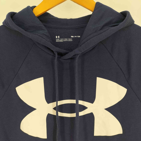 アンダーアーマー UNDER ARMOUR 22AW UA RIVAL FLEECE CREW ライバル フリース ロゴ プリント プルオーバー パーカー メンズ JPN:S