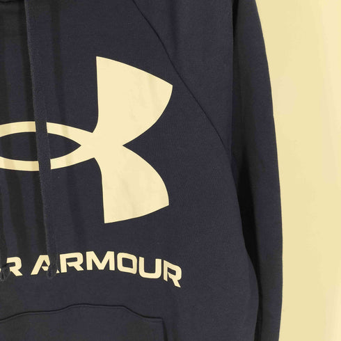 アンダーアーマー UNDER ARMOUR 22AW UA RIVAL FLEECE CREW ライバル フリース ロゴ プリント プルオーバー パーカー メンズ JPN:S