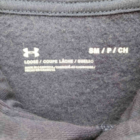 アンダーアーマー UNDER ARMOUR 22AW UA RIVAL FLEECE CREW ライバル フリース ロゴ プリント プルオーバー パーカー メンズ JPN:S