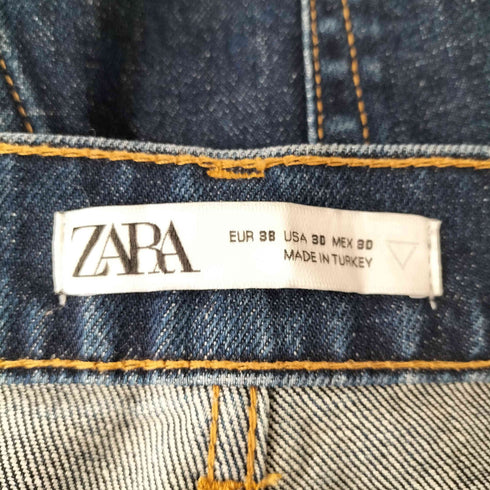 ザラ ZARA センタープレスデニムパンツ レディース 38