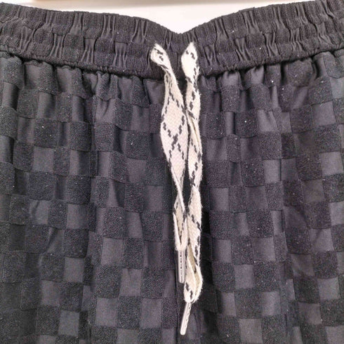 MINFINITY フロントワッペン チェック柄 ショート パンツ メンズ 2XL