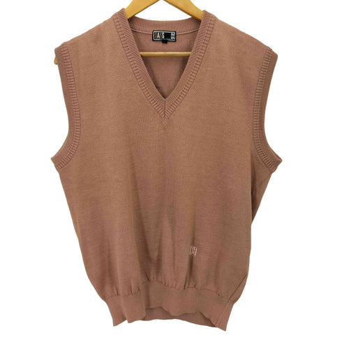 ダックス DAKS リネン混ニットベスト メンズ L