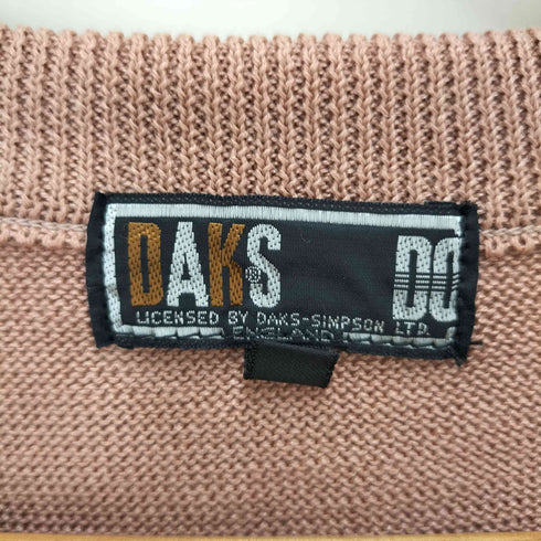 ダックス DAKS リネン混ニットベスト メンズ L