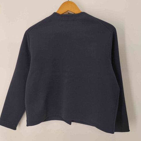 ユナイテッドアローズグリーンレーベルリラクシング UNITED ARROWS green label relaxing フォルム ゴールドボタン ノーカラー ニット カーディガン レディース FREE