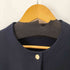 ユナイテッドアローズグリーンレーベルリラクシング UNITED ARROWS green label relaxing フォルム ゴールドボタン ノーカラー ニット カーディガン レディース FREE
