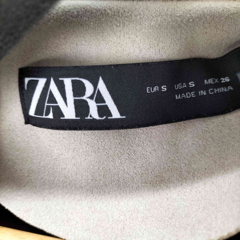 ザラ ZARA フェイクスエードジャケット レディース import:S